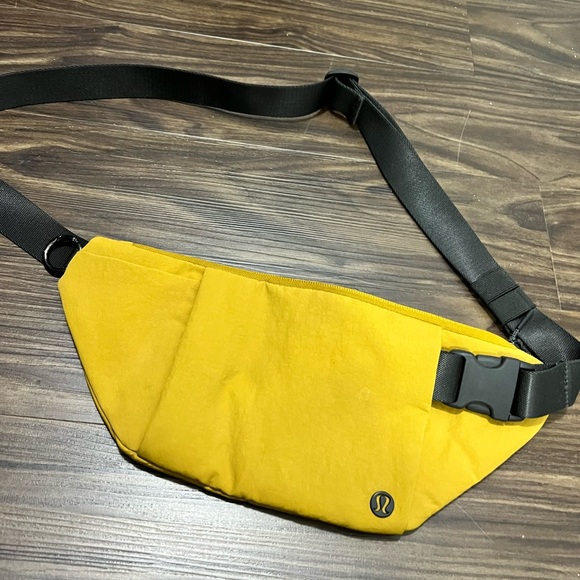 lululemon athletica Handbags - Lululemon Athletica Mustard Belt Bag